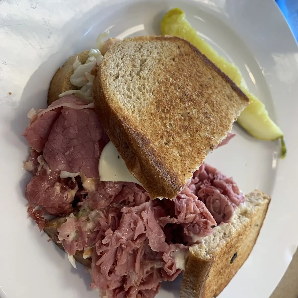 Corned Beef with Coleslaw