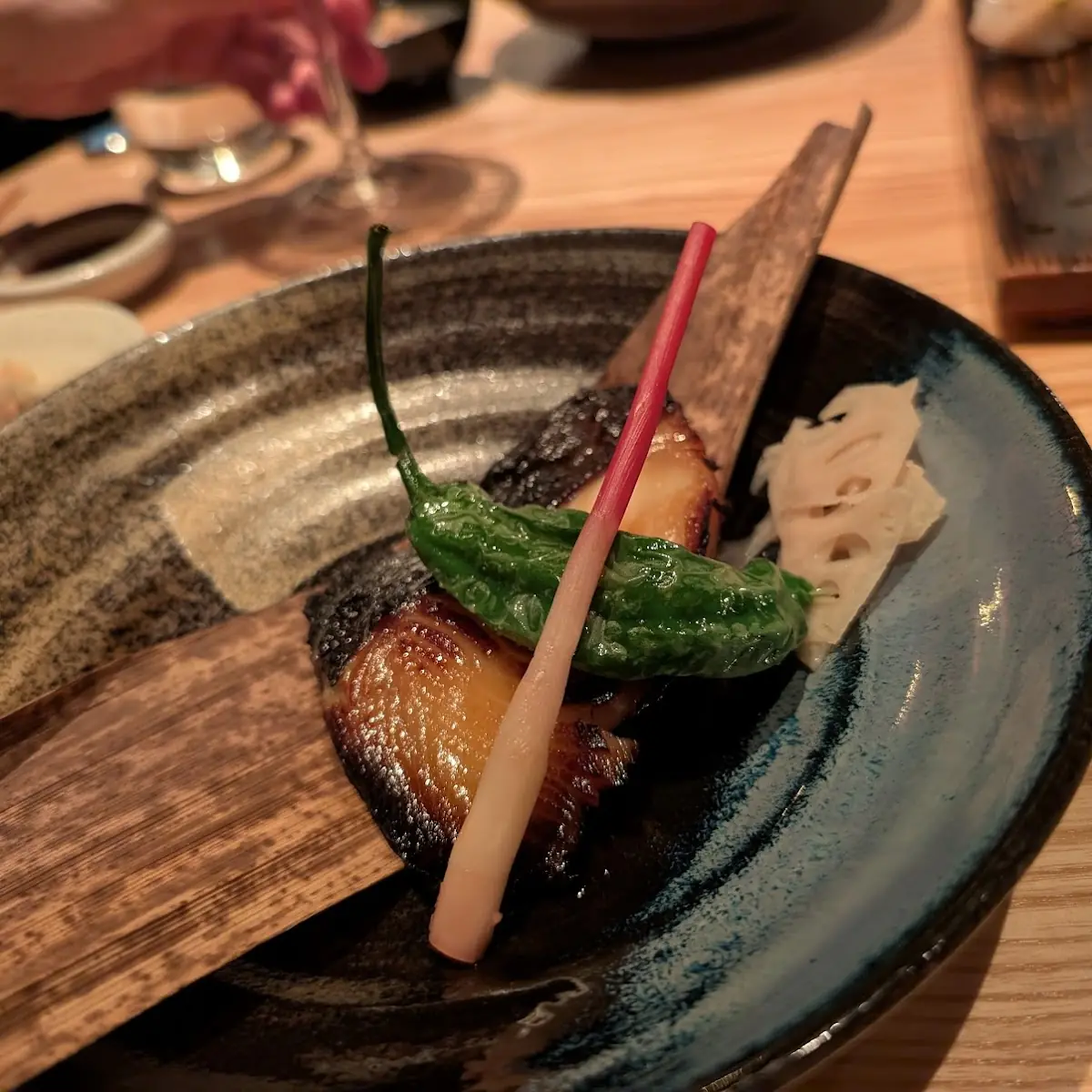 Grilled Fish with Lotus Root
