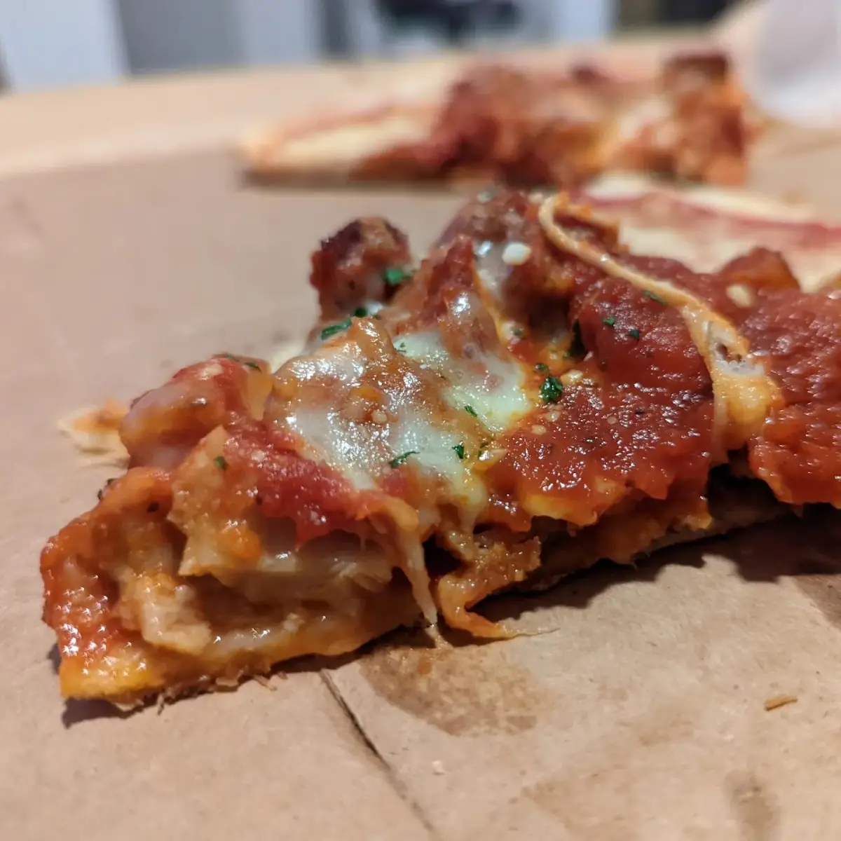 Chicken Parmigiana Pizza Slice
