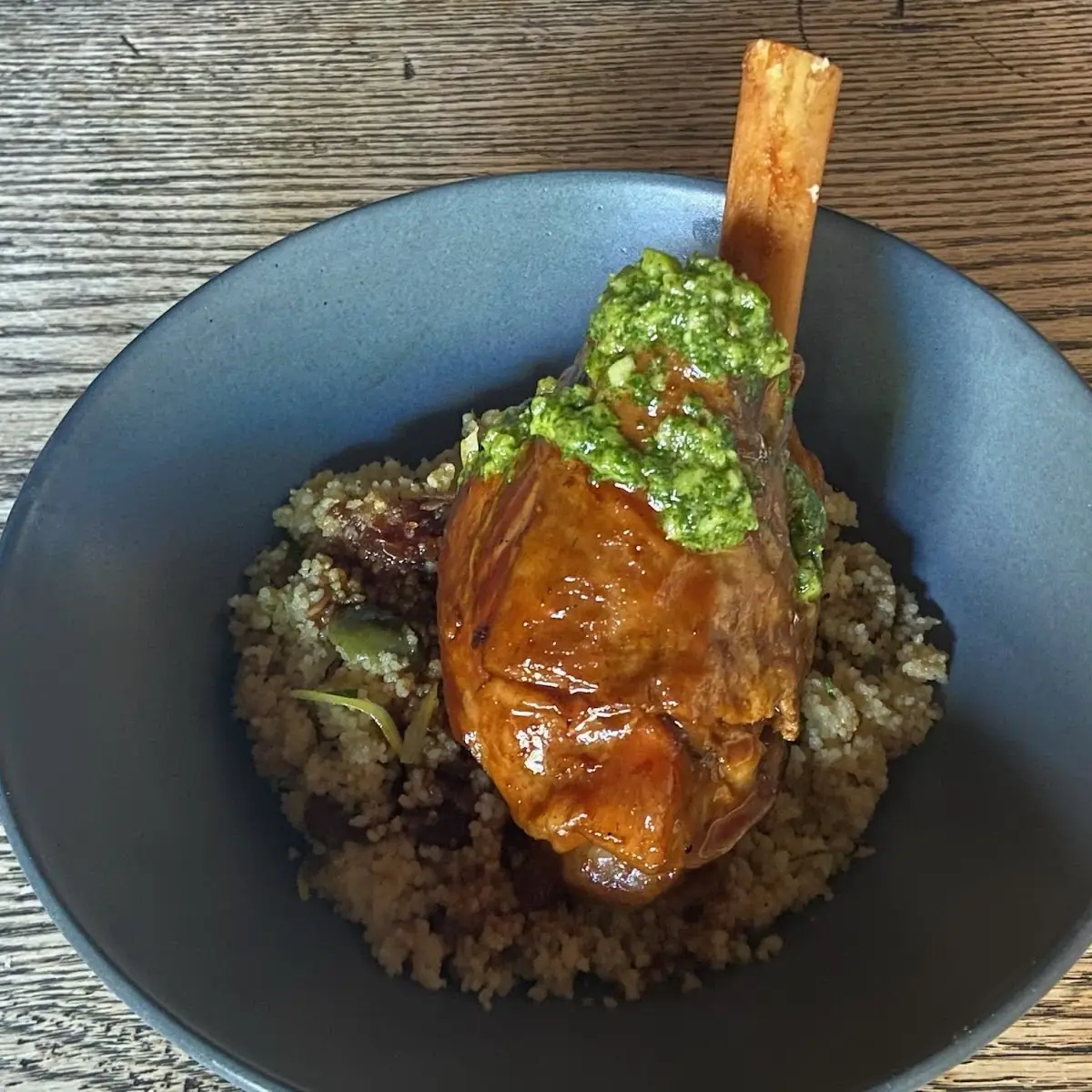 Friday Pomegranate Glazed Lamb Shank