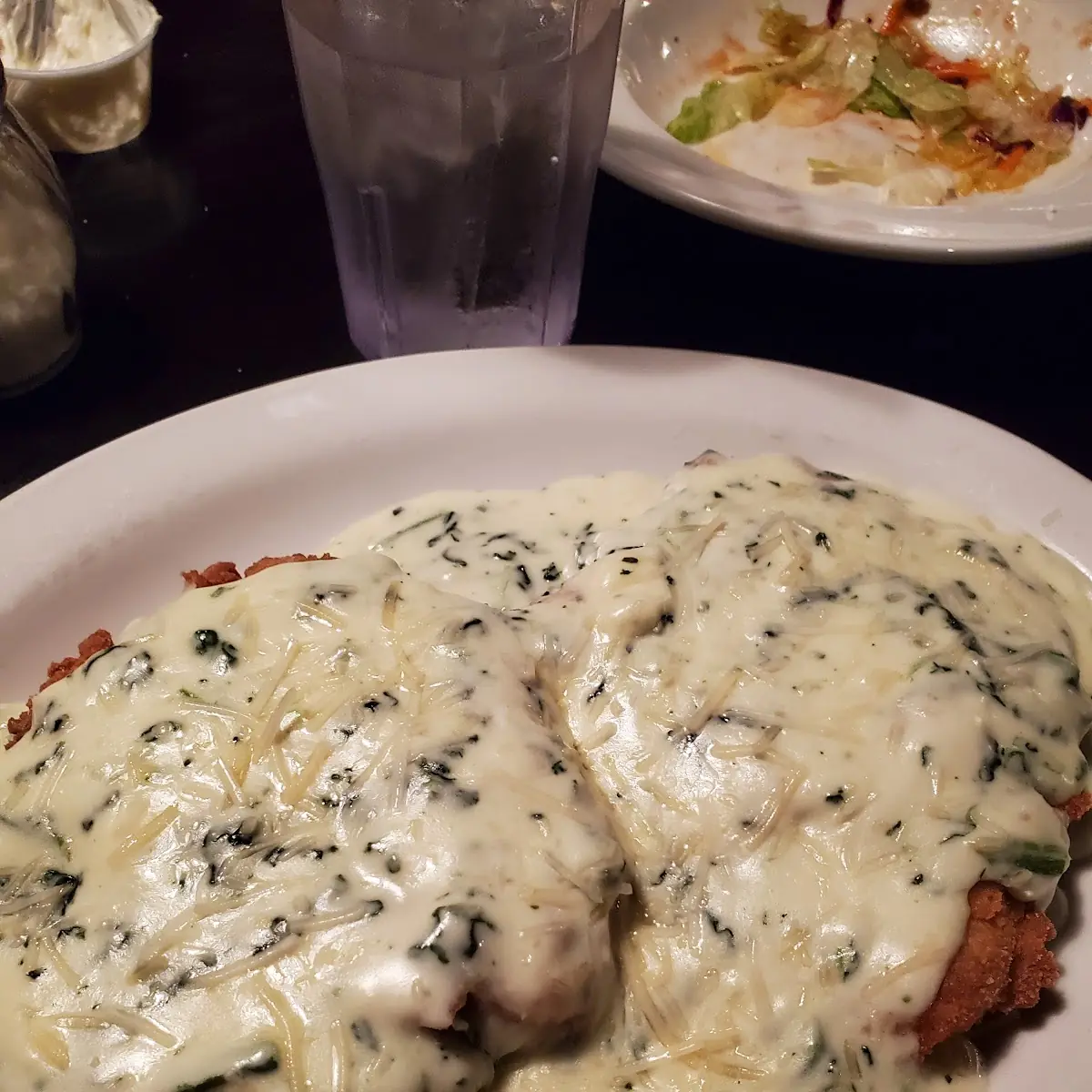 Crispy Chicken Florentine