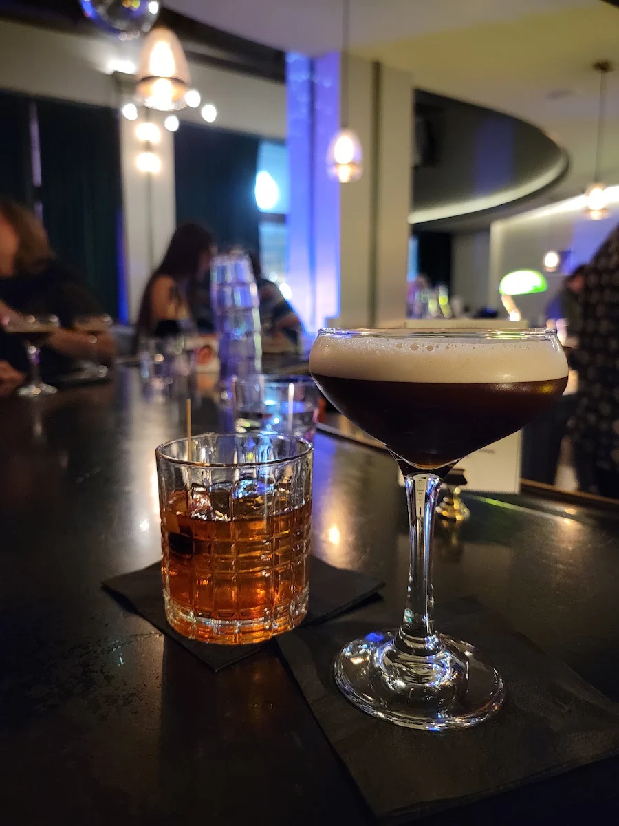 Old Fashioned and Espresso Martini