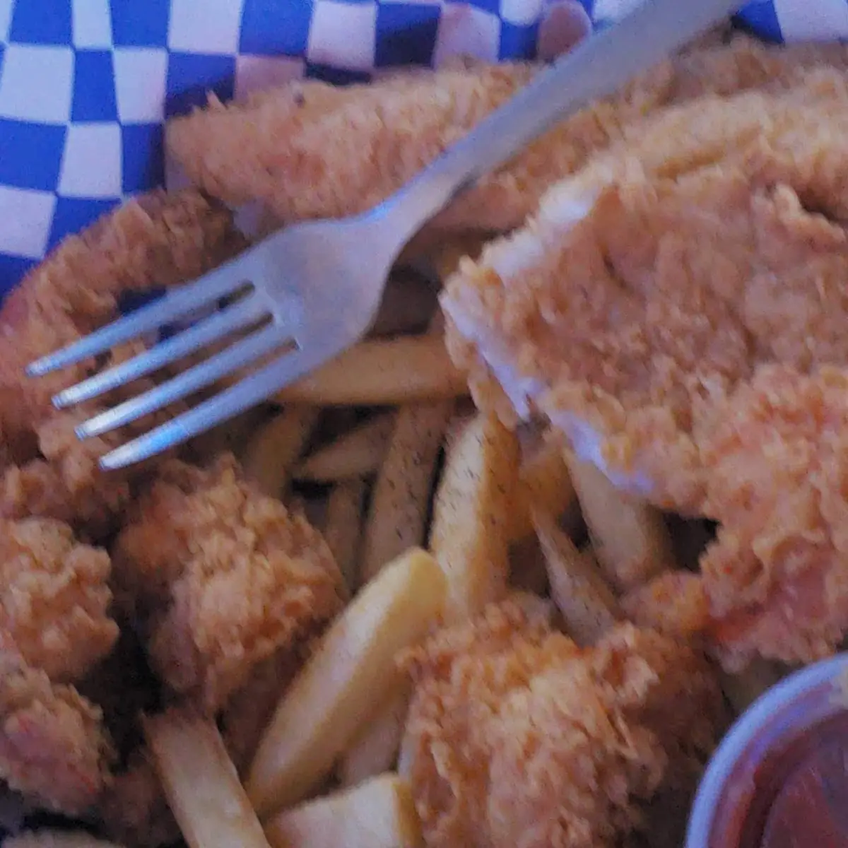 Fried Catfish and Shrimp Platter