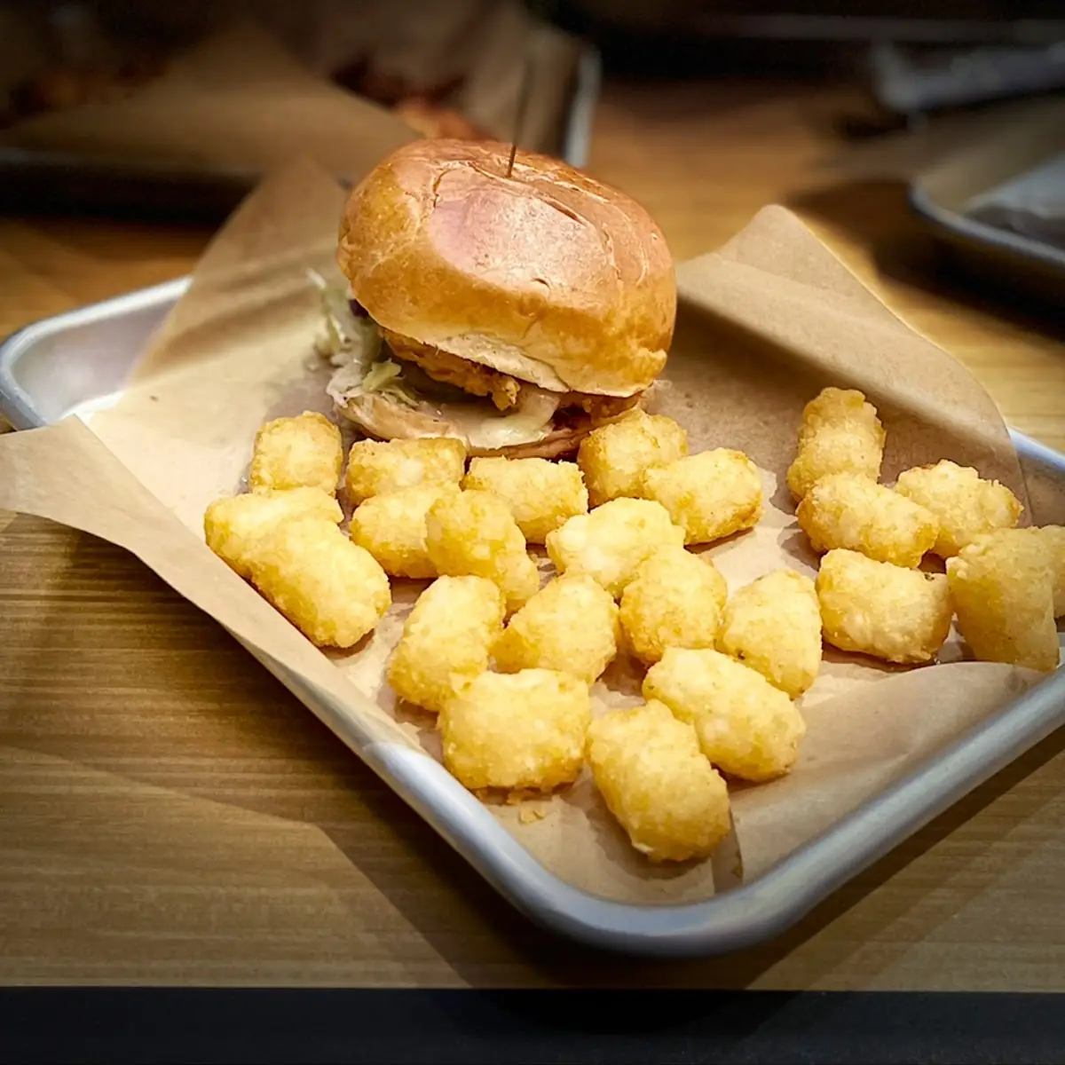 Cheese Curd Bacon Burger