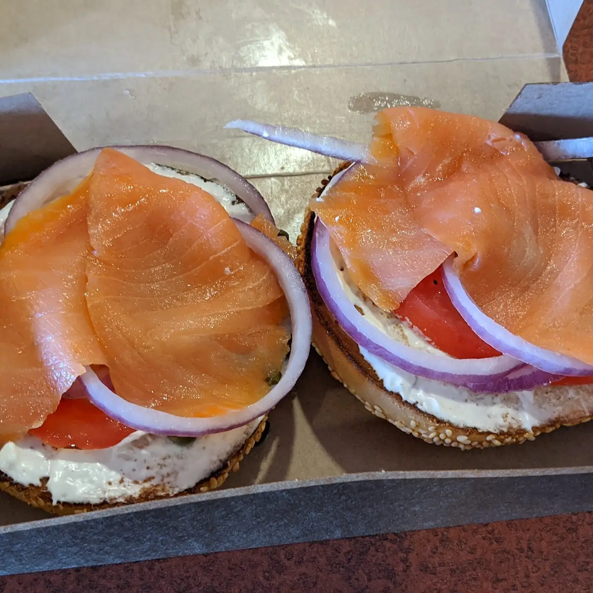 Lox and Bagel Sandwich
