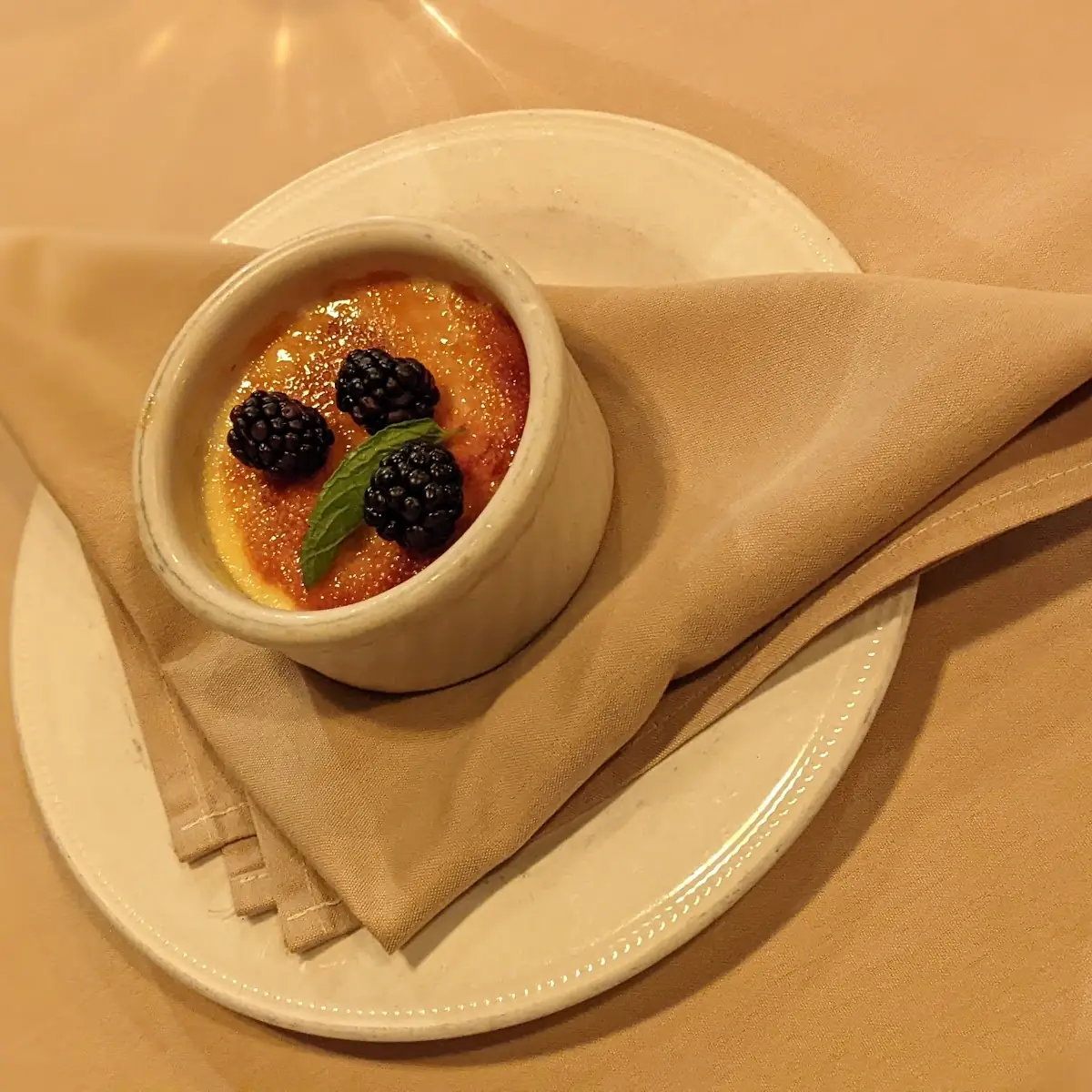 Kaffir Lime Crème Brûlée
