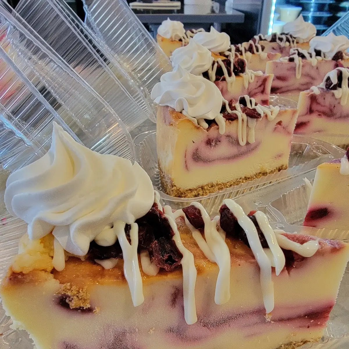 White Chocolate Raspberry Cheesecake