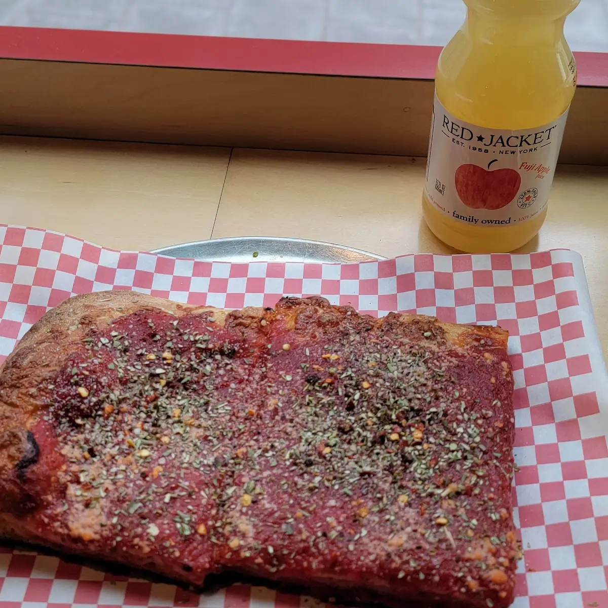 Upside Down Pizza by the Slice