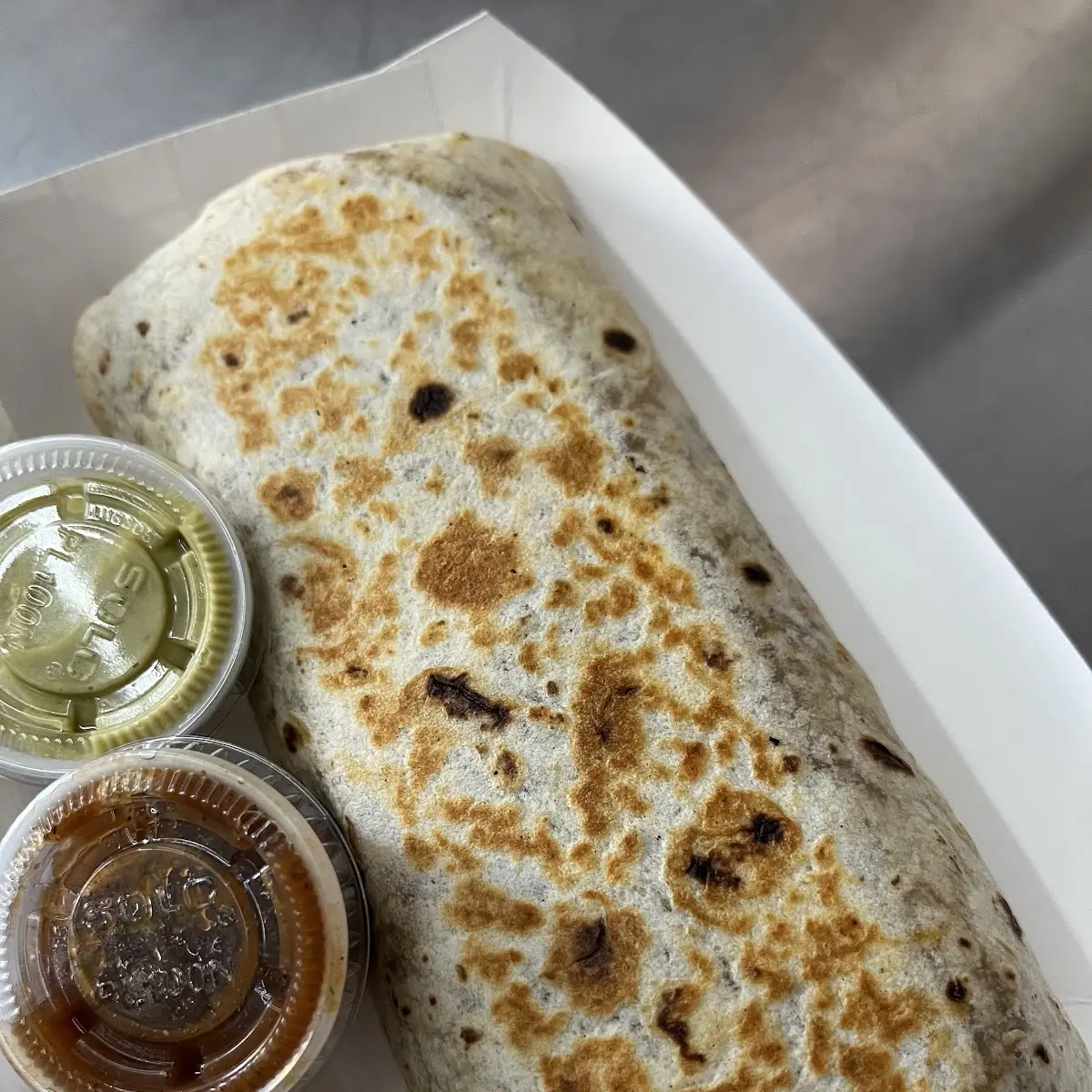 Brisket Breakfast Burrito
