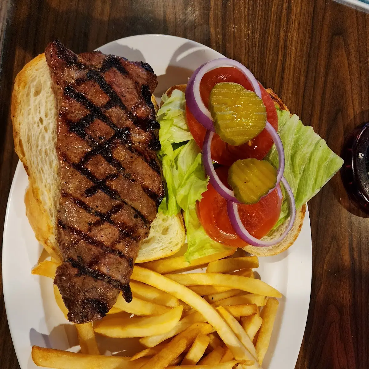 Steak Sandwich with Fries