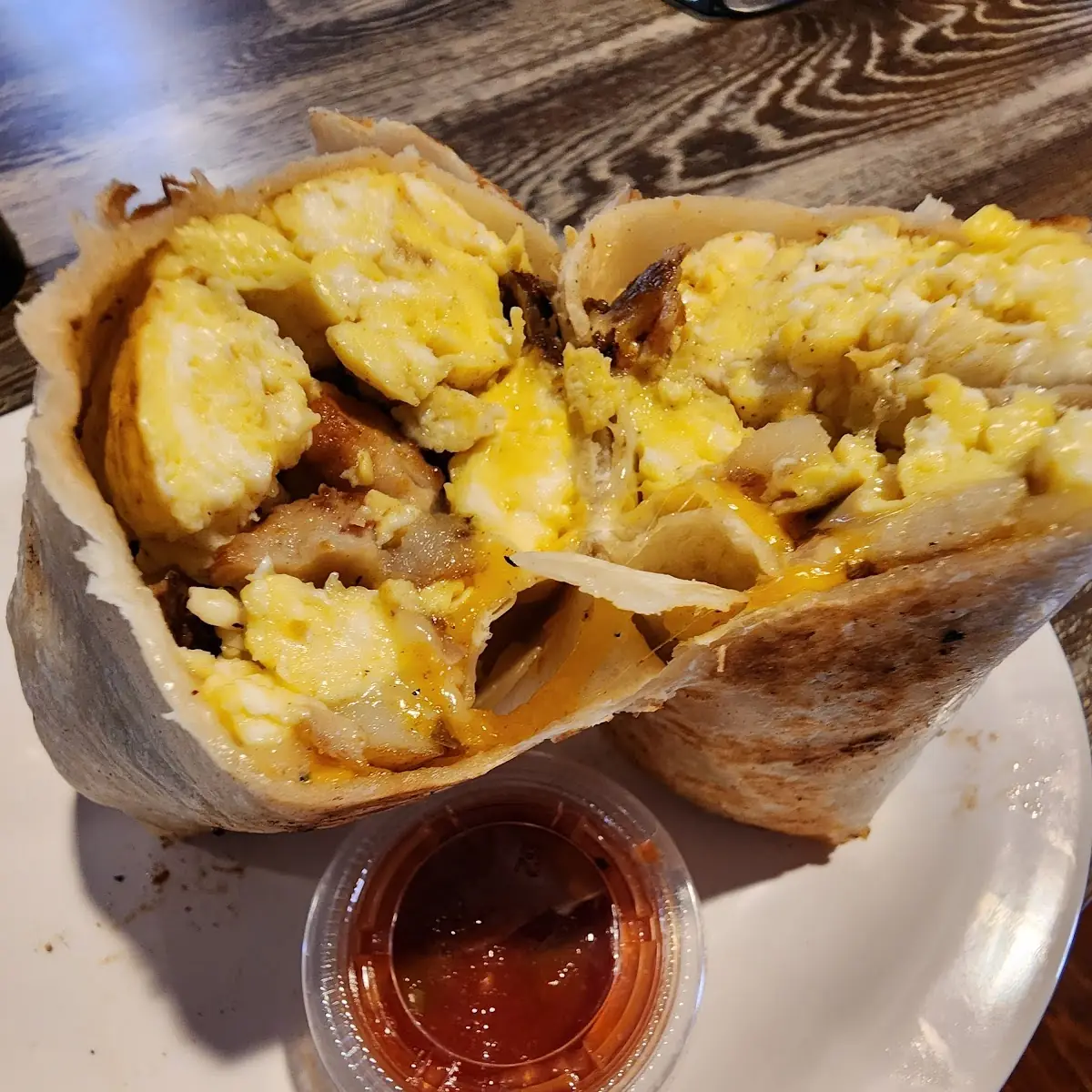 The Business Breakfast Burrito