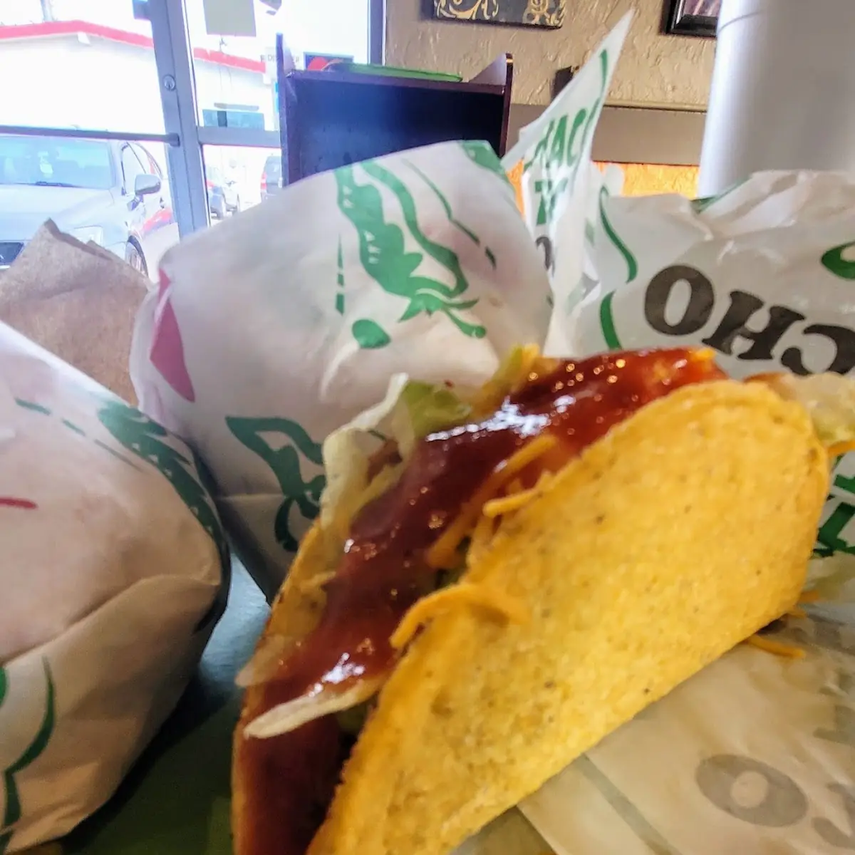 Crunchy Taco with Mild Sauce