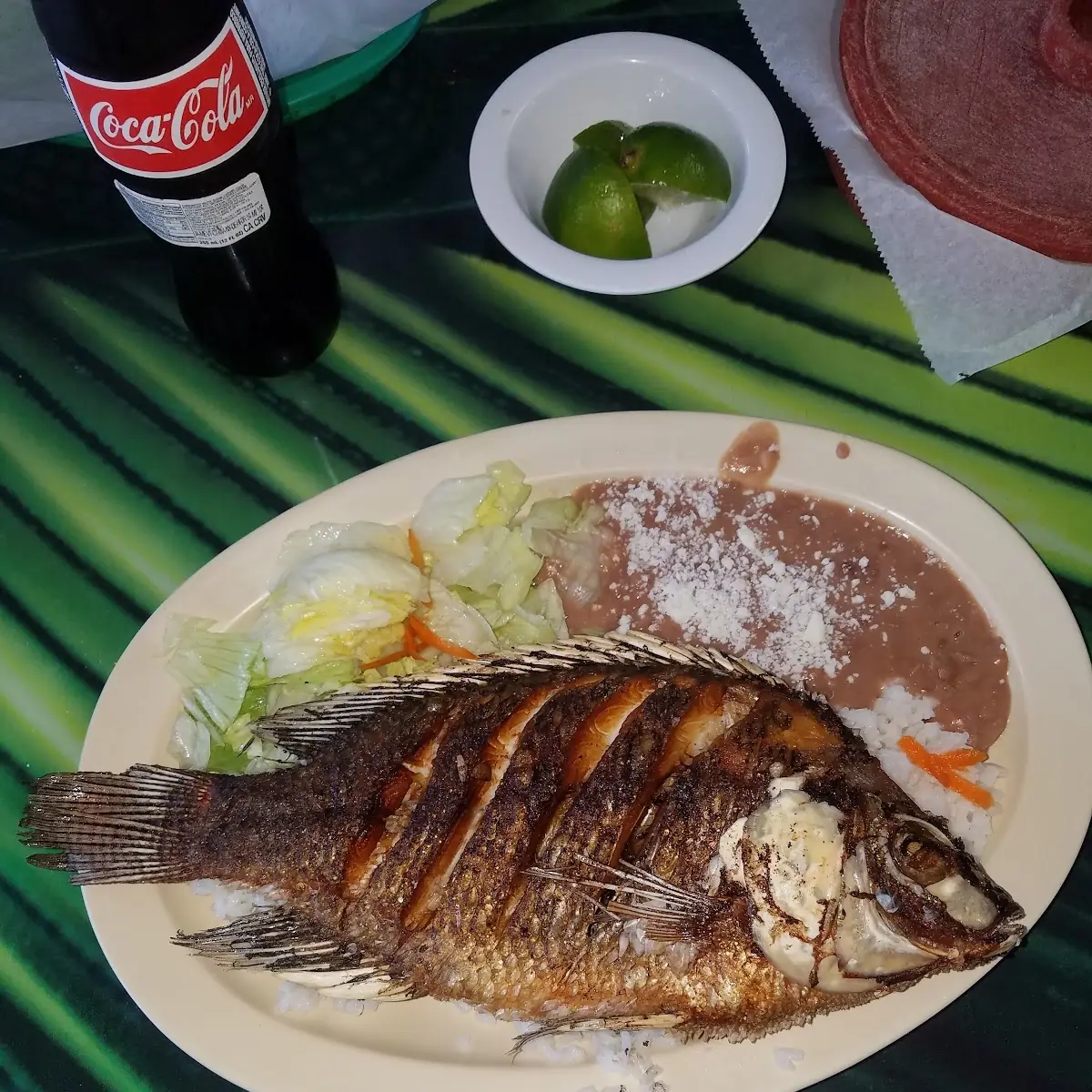Mojarra Frita Fried Whole Tilapia Fish