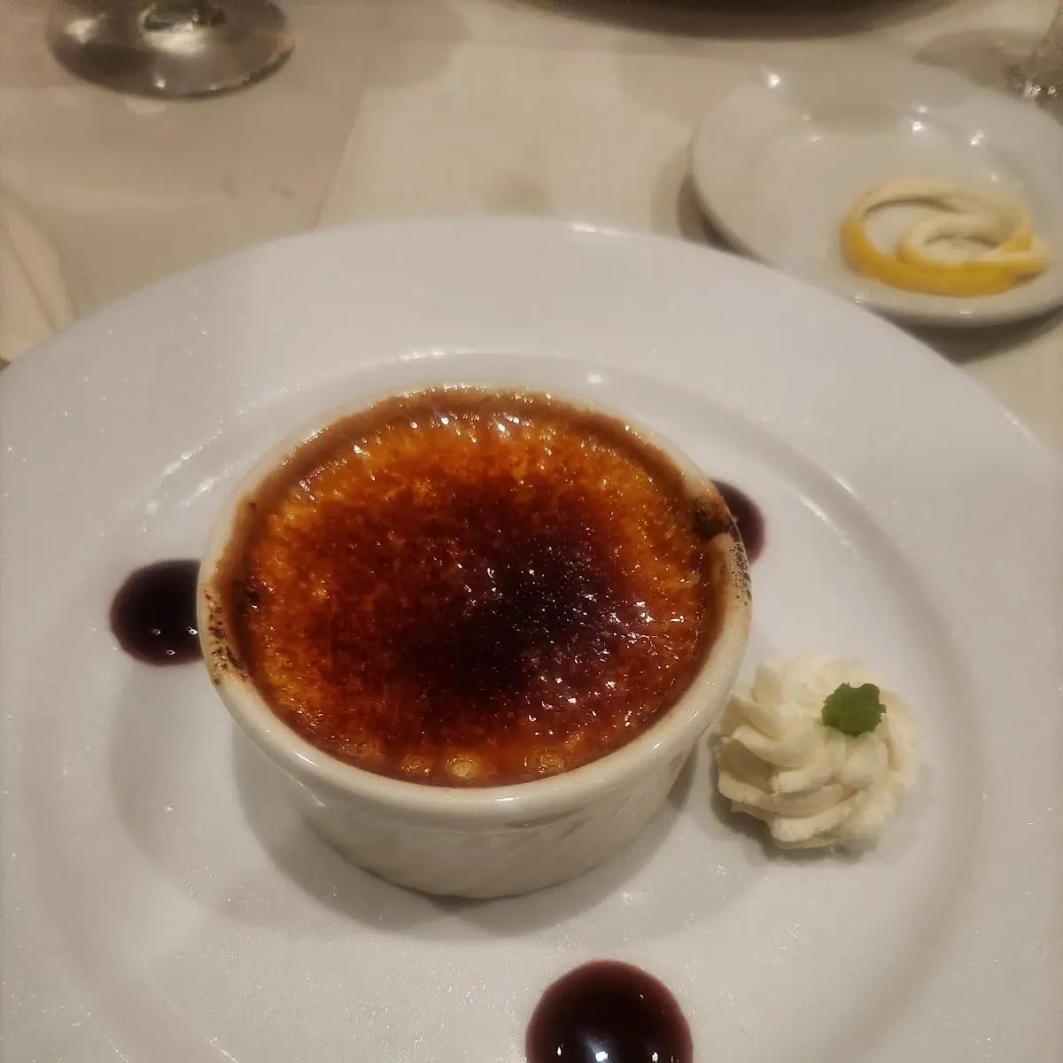 Lemon Creme Brulee