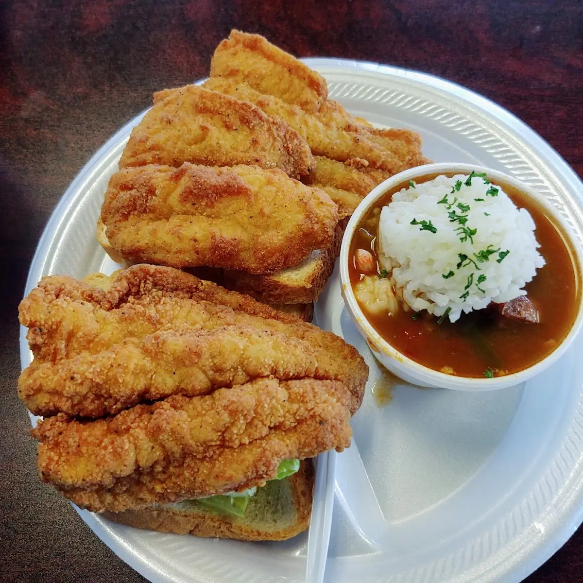 A Catfish Sandwich