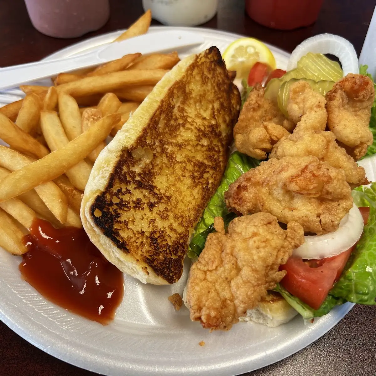 Shrimp PO-Boy Sandwich