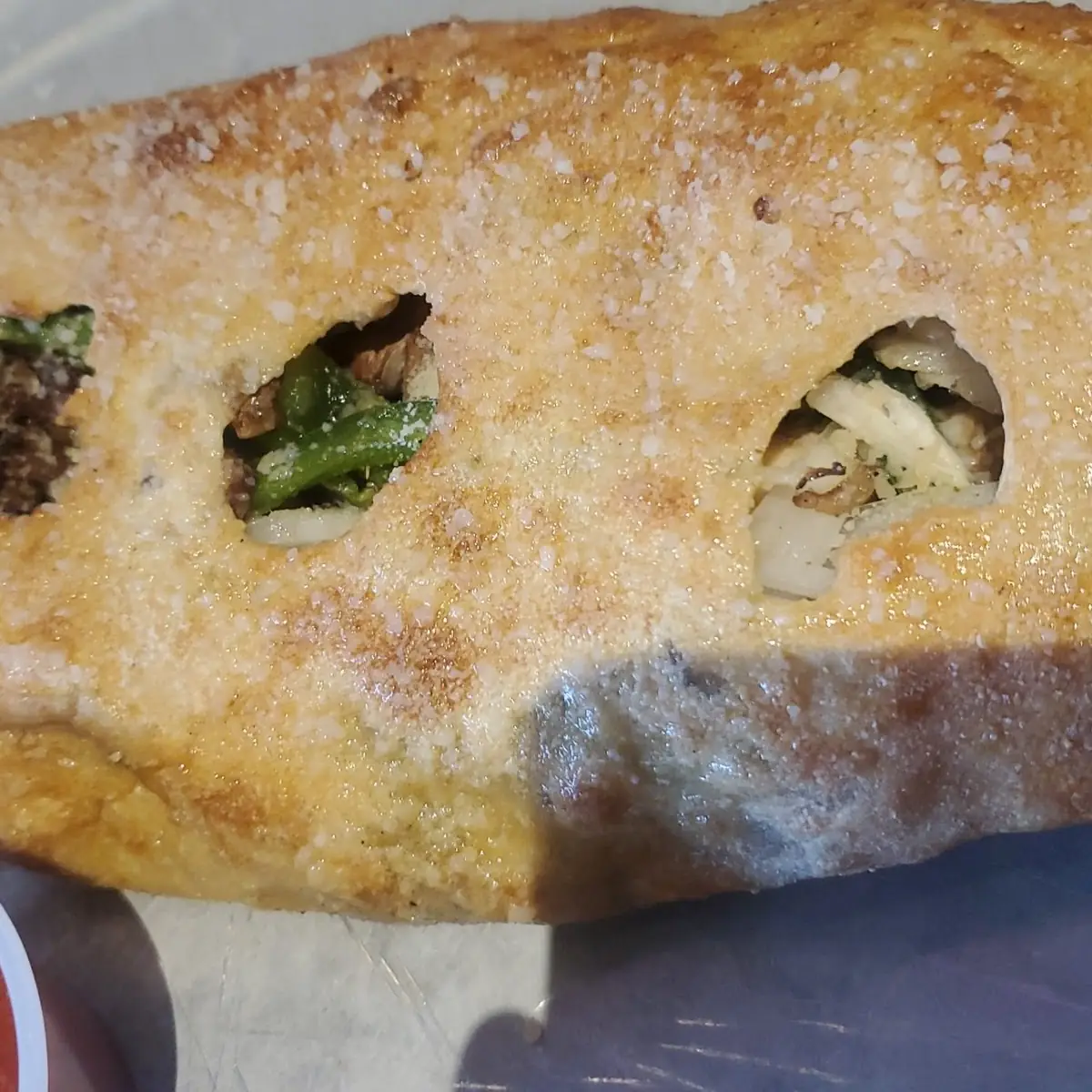 Philly Cheesesteak Calzone