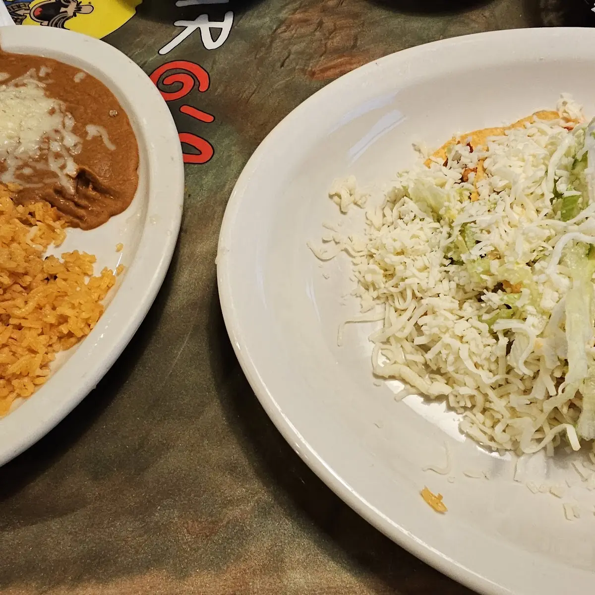 Chicken Tacos with Rice and Beans