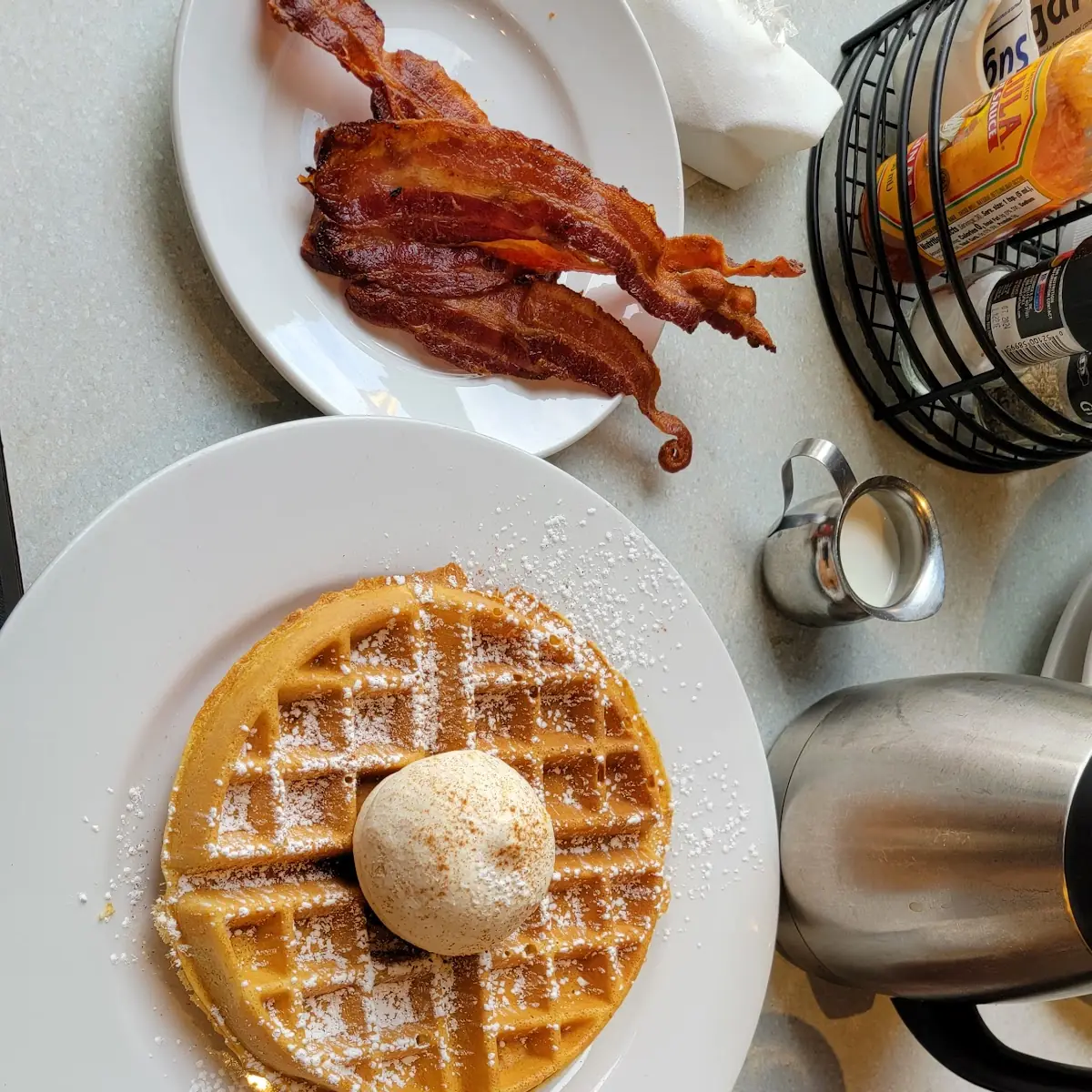 Bananas Foster Waffle