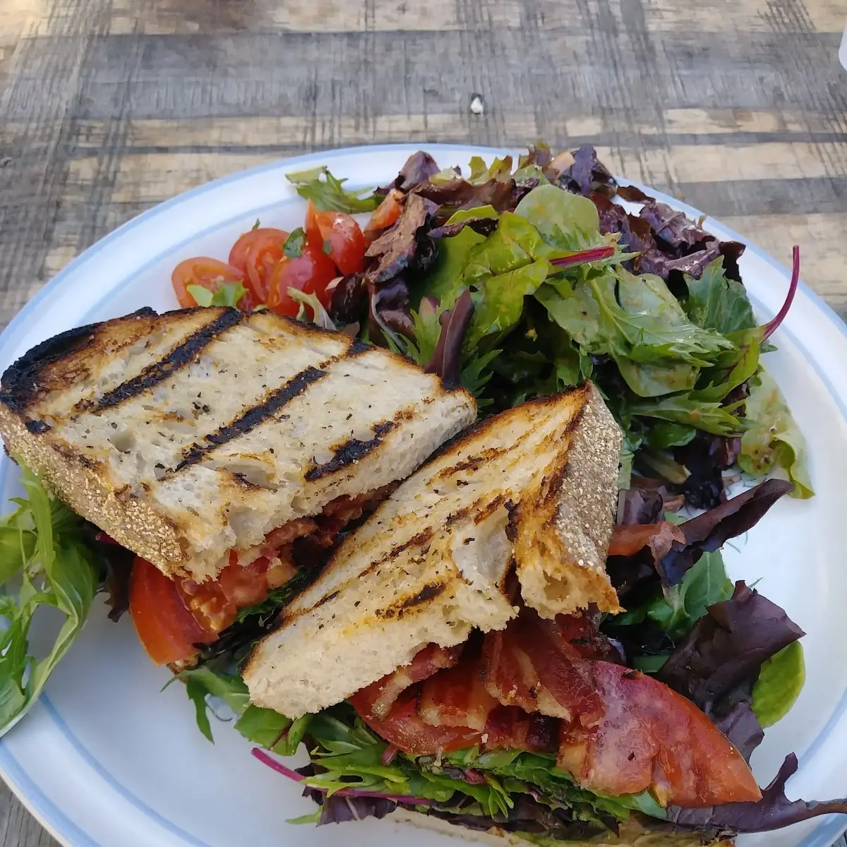 Tender Belly blt with Mixed Greens