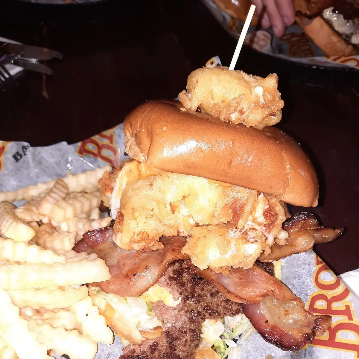 Bacon Cheese Curd Burger