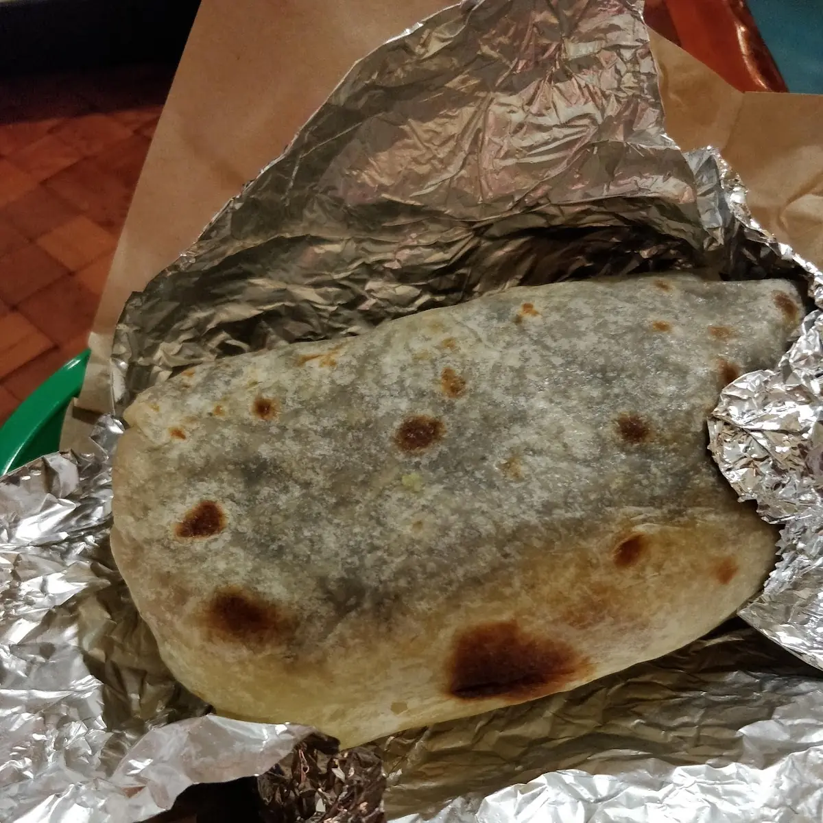 Carnitas Burrito on Buttermilk Flour
