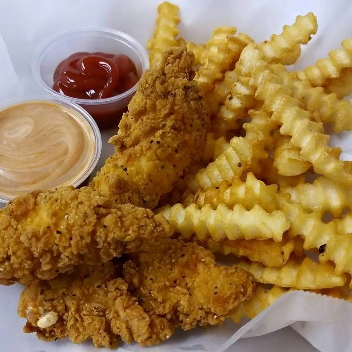 Chicken Strips and Fries