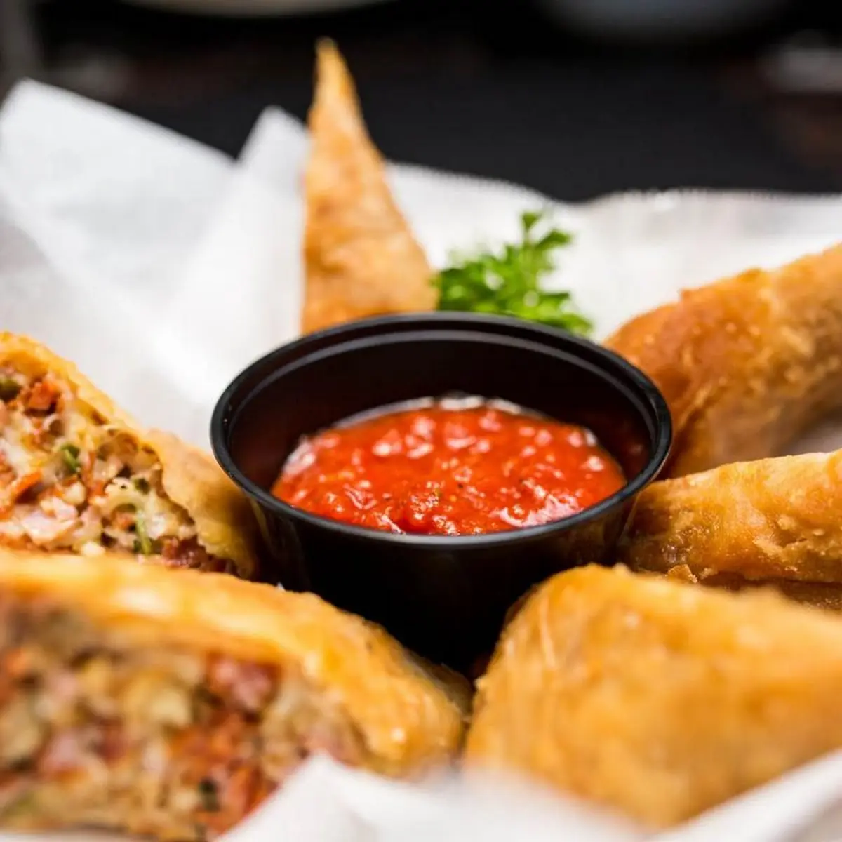 Spicy Italian Egg Rolls