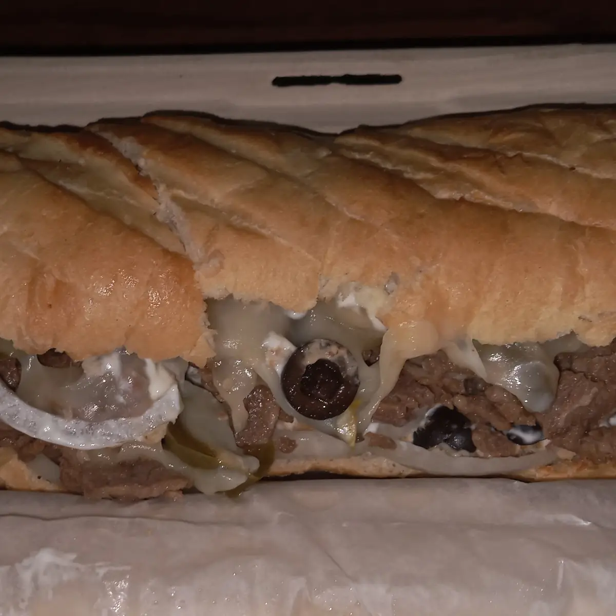 Philly Steak with Sauteed Mushrooms