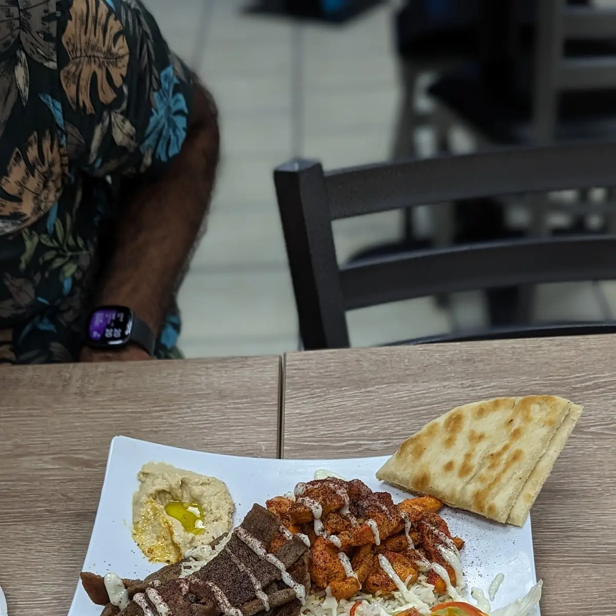 Mixed Shawarma Meat Combo Plate