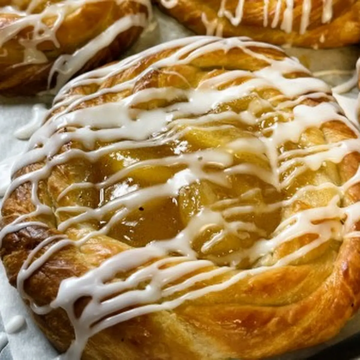 Apple Salted Caramel Danish