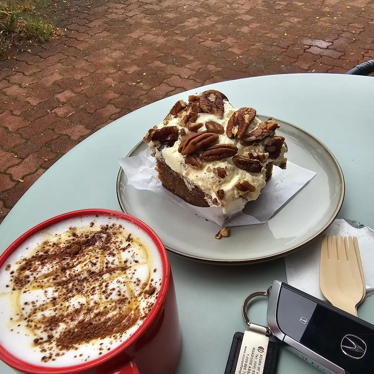 Carrot Cake, Laura's Coffee Corner White Rock