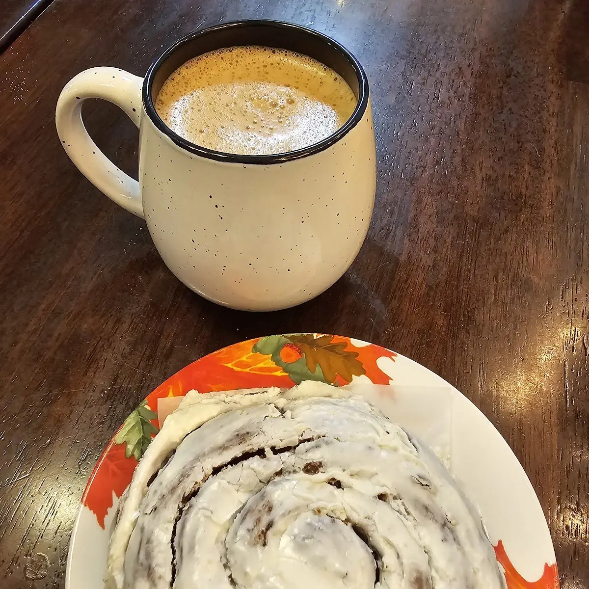 Cinnamon Bun, Laura's Coffee Corner White Rock