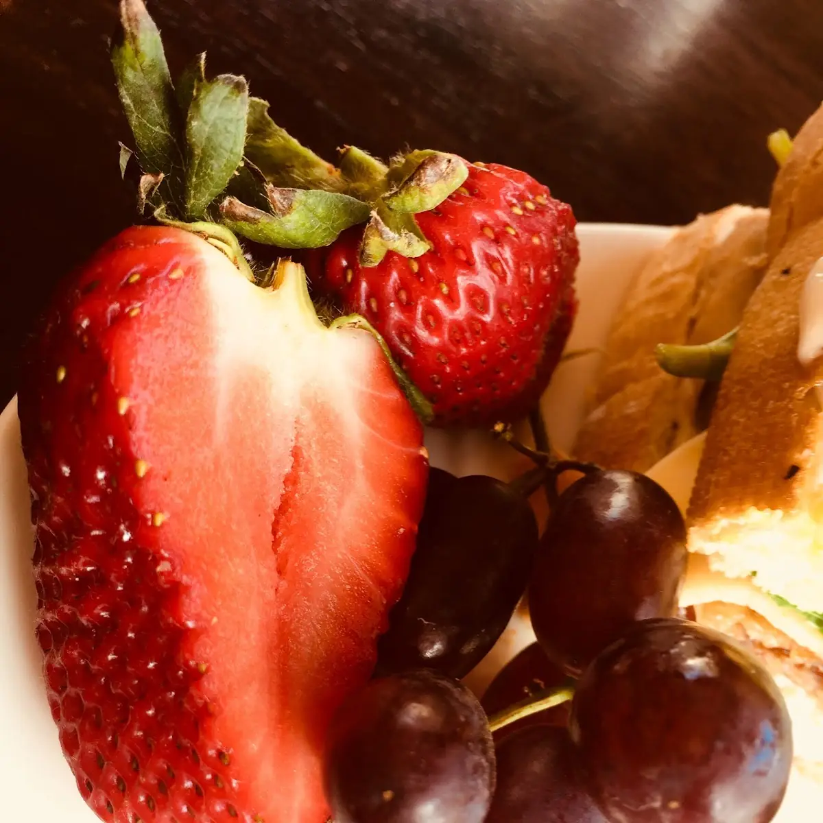 Sandwich Garnishes, Laura's Coffee Corner White Rock