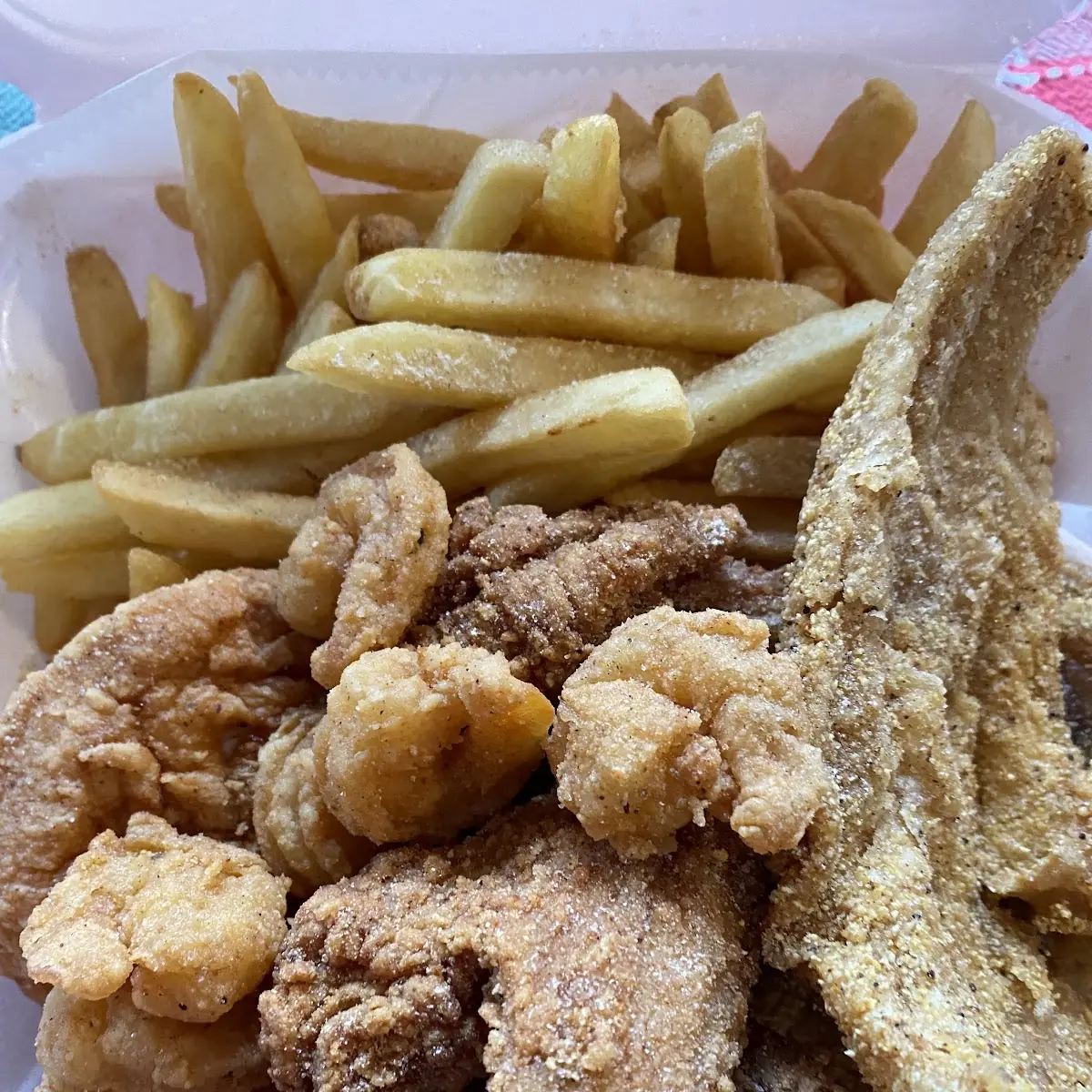 Fried Fish and Chips Combo