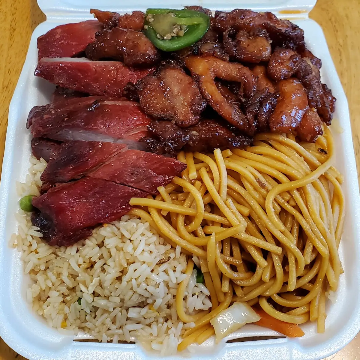 BBQ Pork Jalapeño Chicken Combo