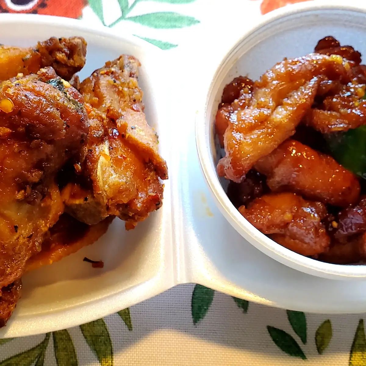 Fried Chicken Wings Chicken and Jalapeños