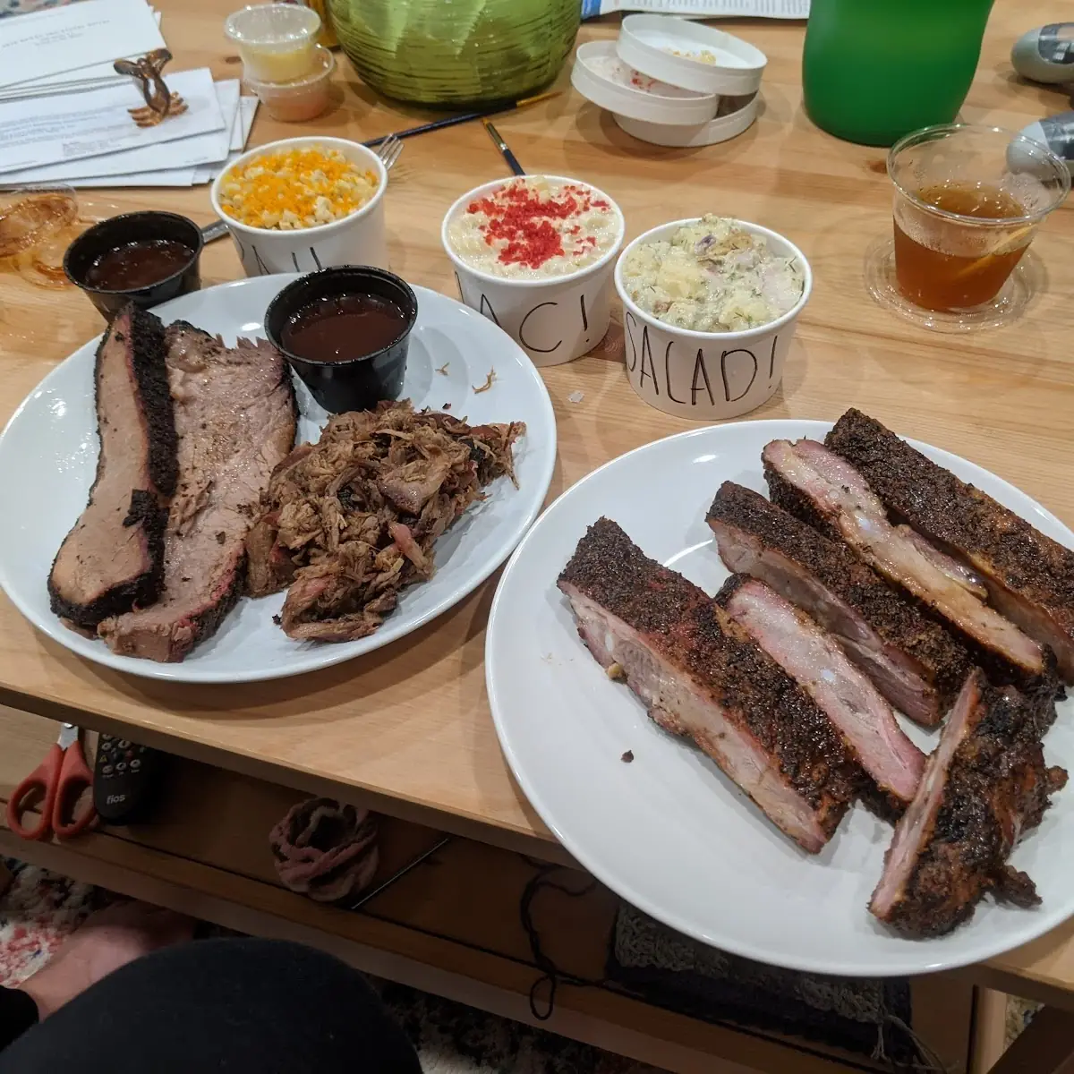 Brisket Pulled Pork Ribs