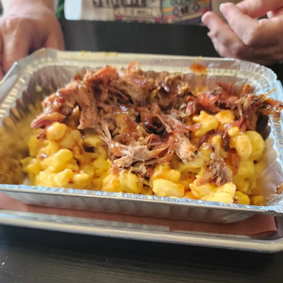 Looded Mac and Cheese Pork