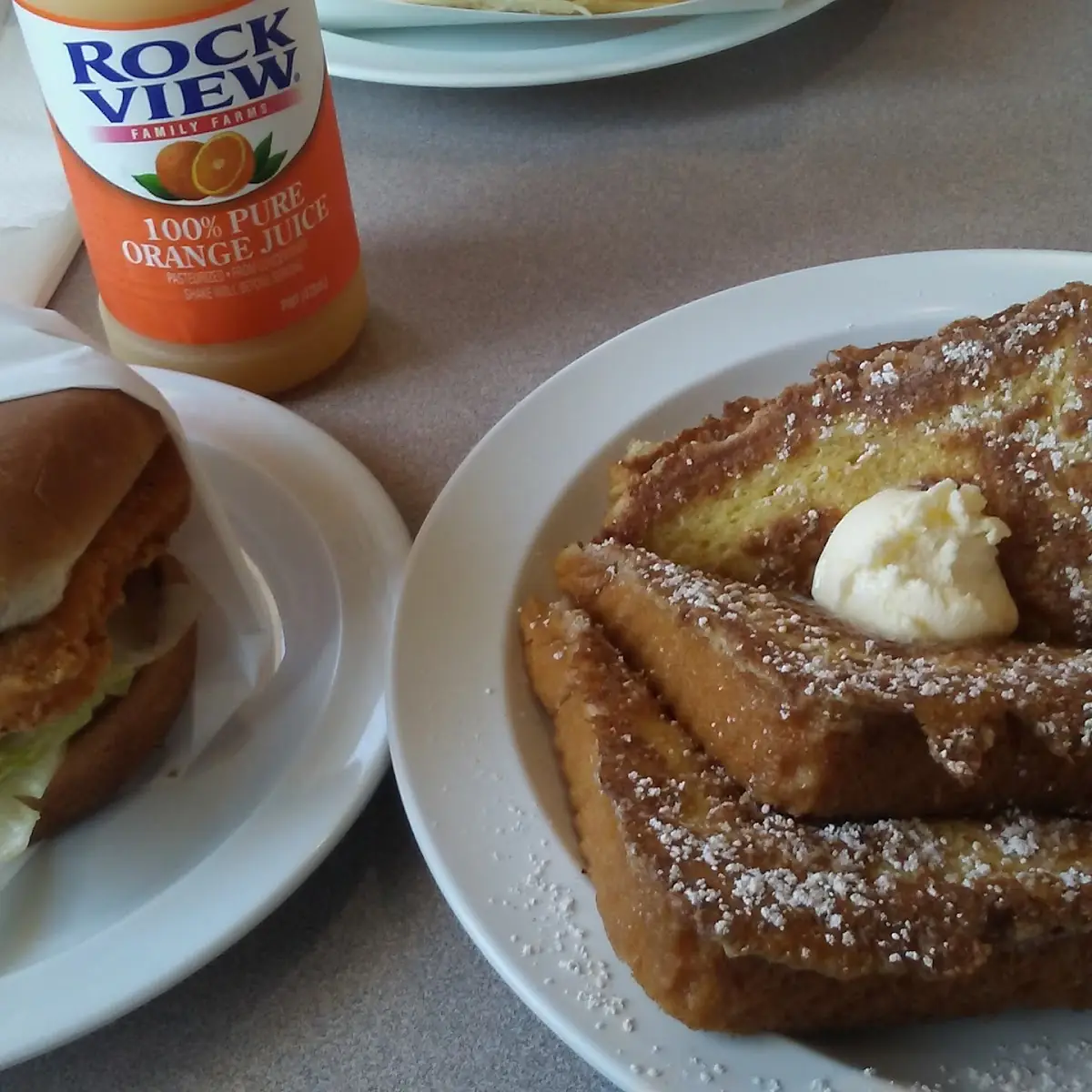 French Toast 2 Bacon or Sausage