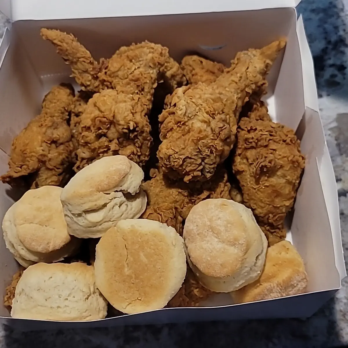 Fried Chicken and Biscuits