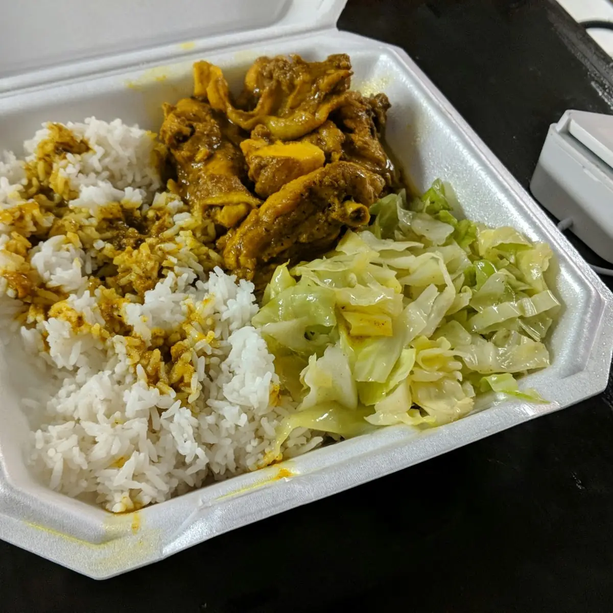 Curry Chicken White Rice