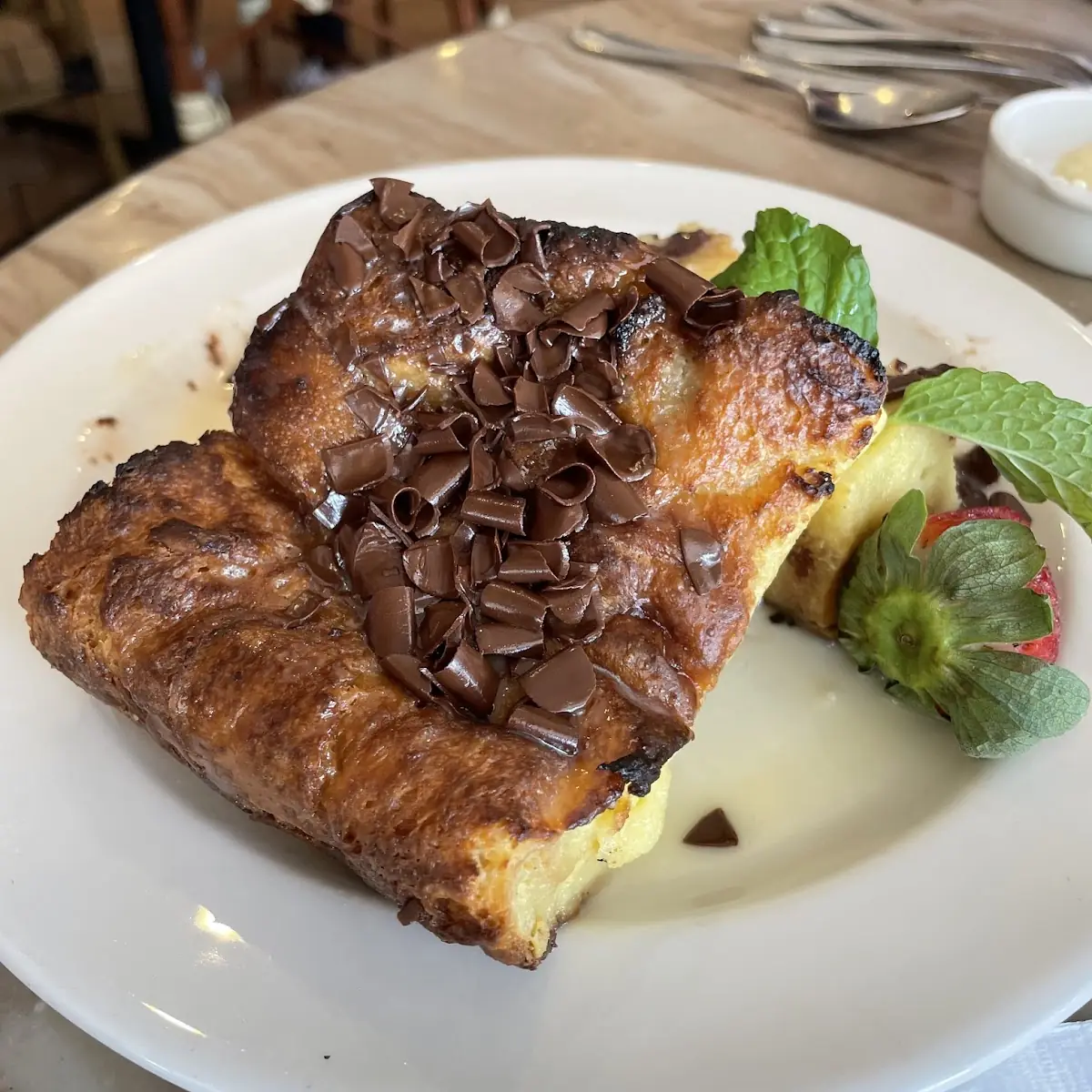 White Chocolate Bread Pudding