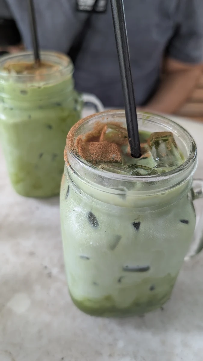 Matcha Latte, Jackies Cafe