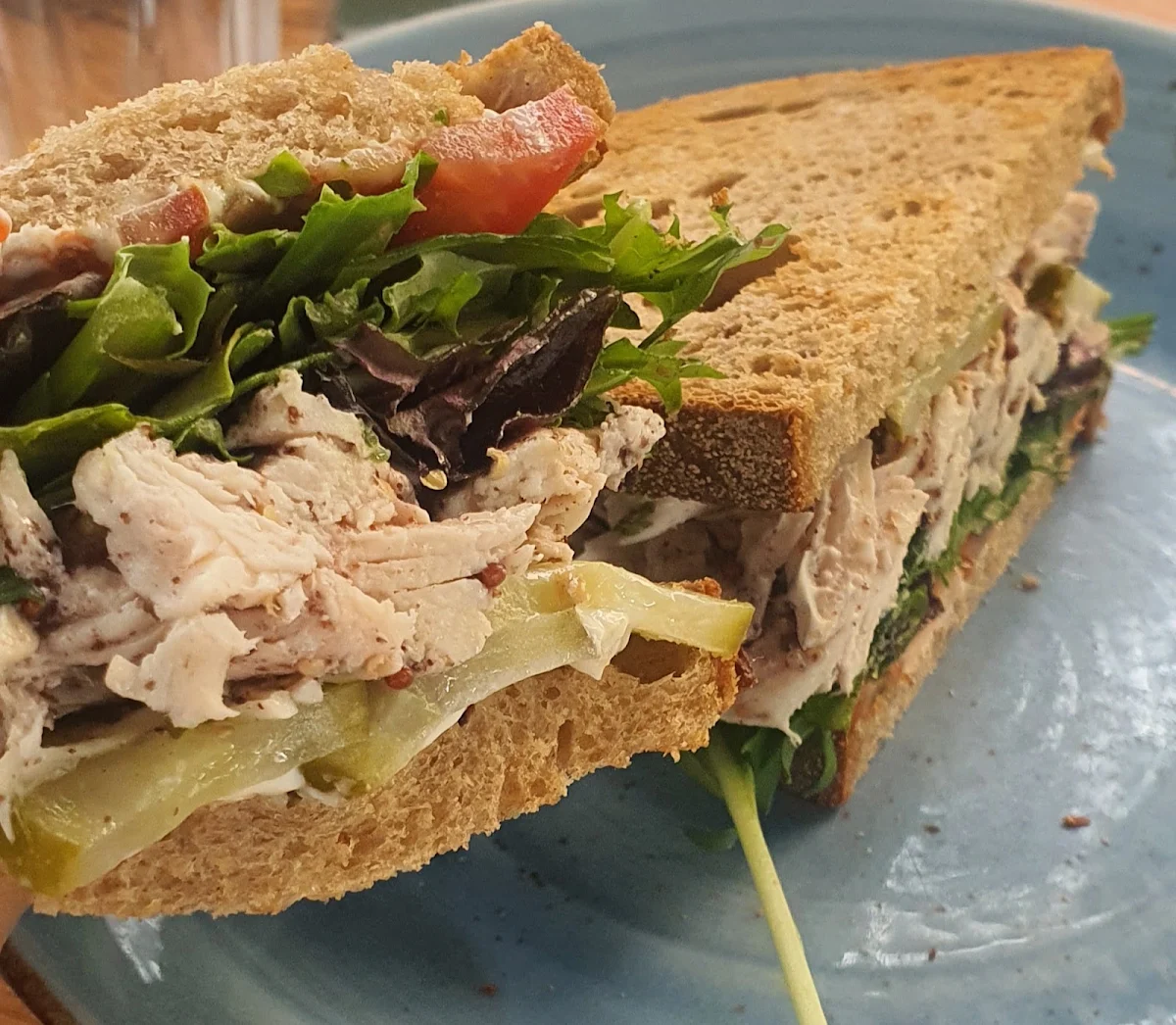 Poached Chicken Sandwich, Jackies Cafe