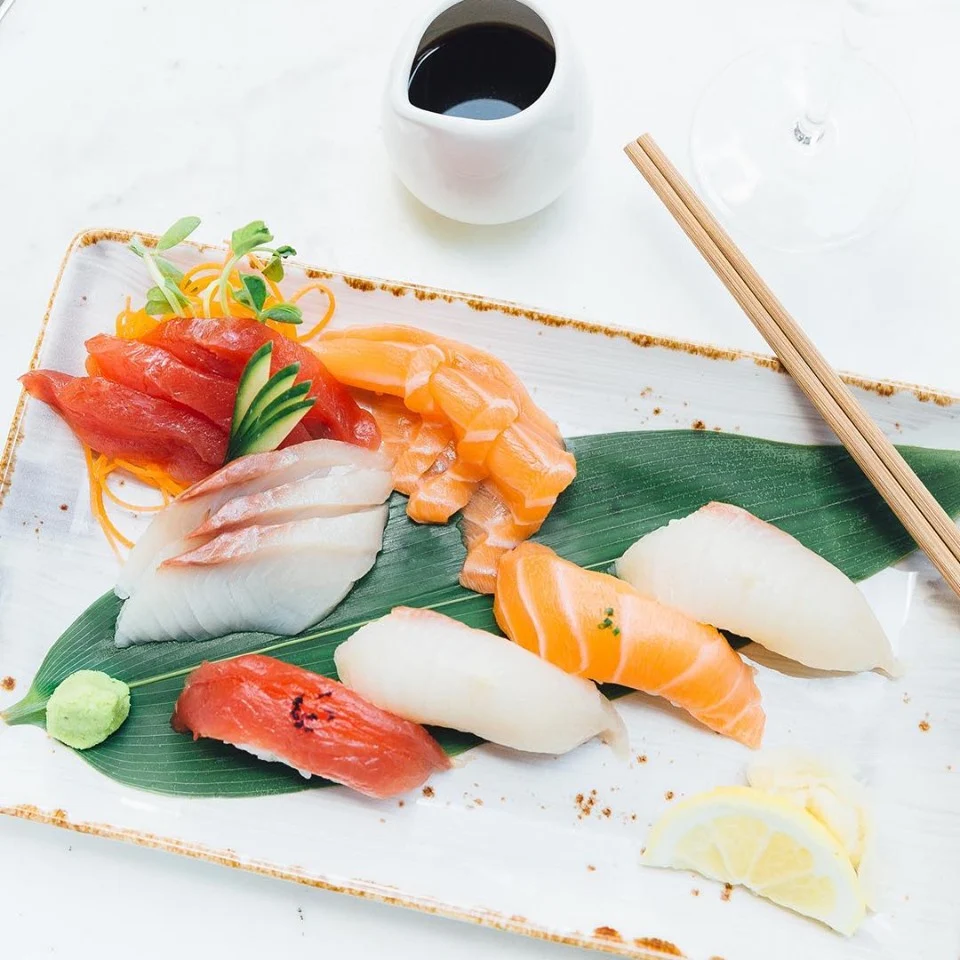 Salmon Sashimi GF, Jackies Cafe