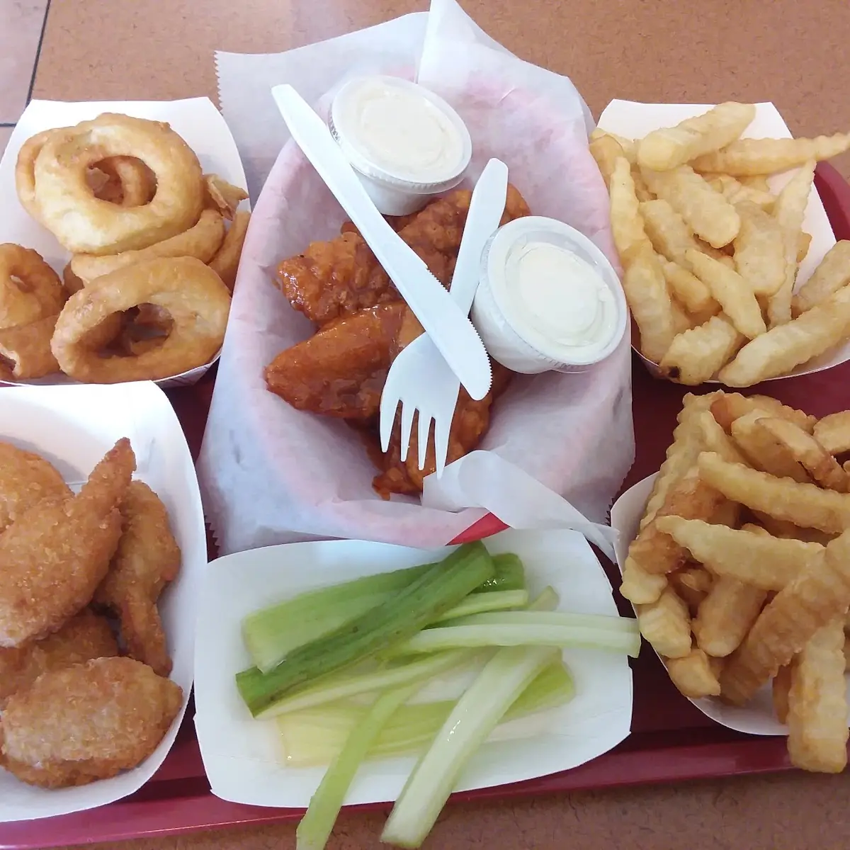 6 Piece Southern Fried Shrimp Combo