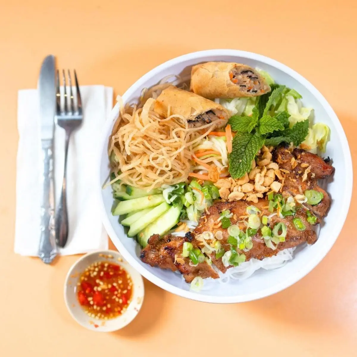 Bun Thit Nuong Cha Gio