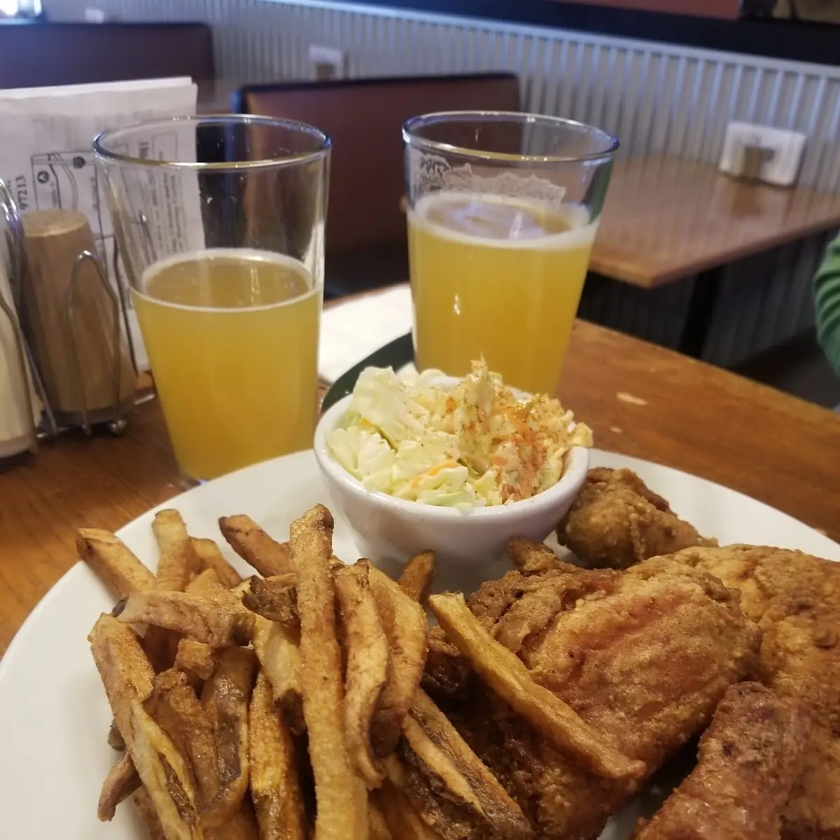 Fried Chicken and Fries
