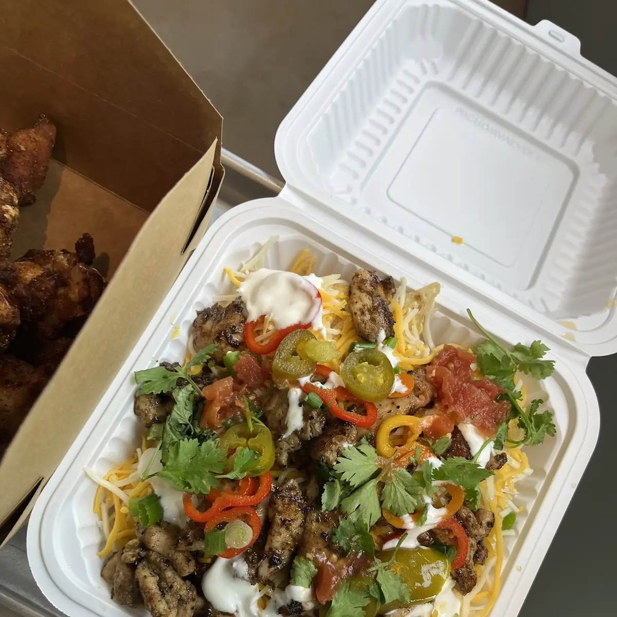 Loaded Jerk Chicken Nachos